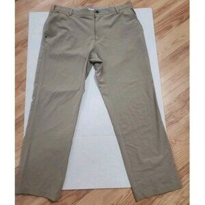 Adidas Khaki Beige Chino Golf Performance Pants Men's Sz 36 x 30